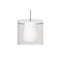 Besa Lighting Pahu 12 Stem Pendant, Clear/Opal, Satin Nickel Finish, 1x100W Incandescent 1TT-C18407-SN - alternate 1